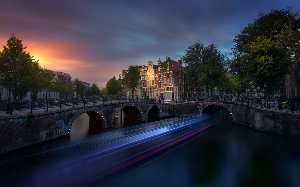 Amsterdam Sunset von Jesus M. Garcia