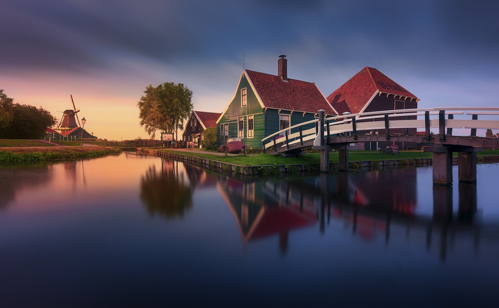 Zaanse Schans Green House von Jesus M. Garcia