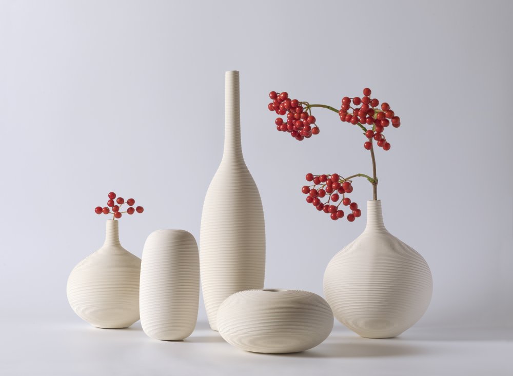 Red currant berries, Vases von Jia Chen