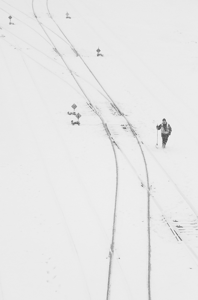 Railway Workers von Jian Wang