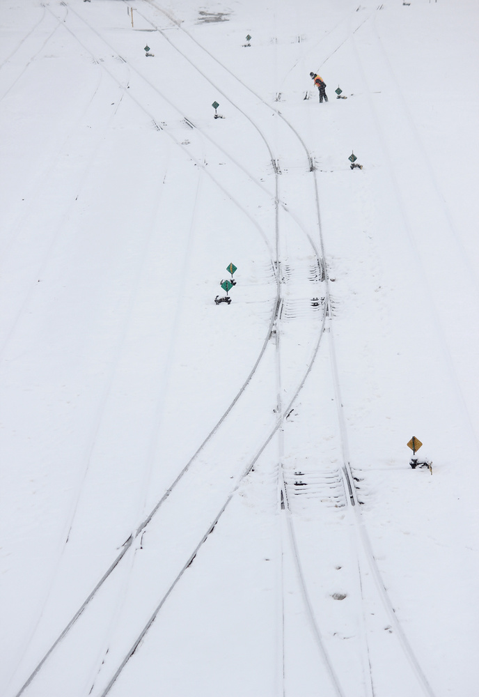 Railway workers von Jian Wang