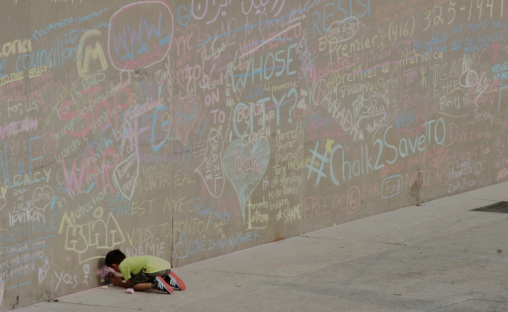 Chalk messages von Jian Wang