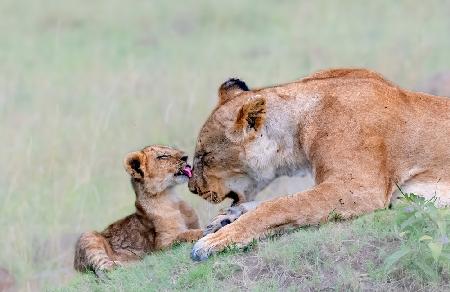 Lovely with mom