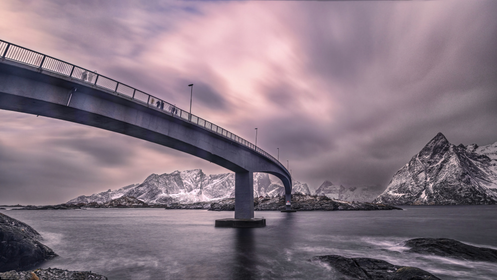 Hamnøy bridge von Jie Jin