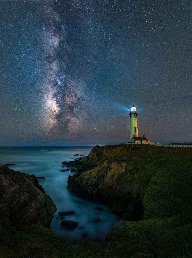 Milky Way over Lighthouse von Jing Quan