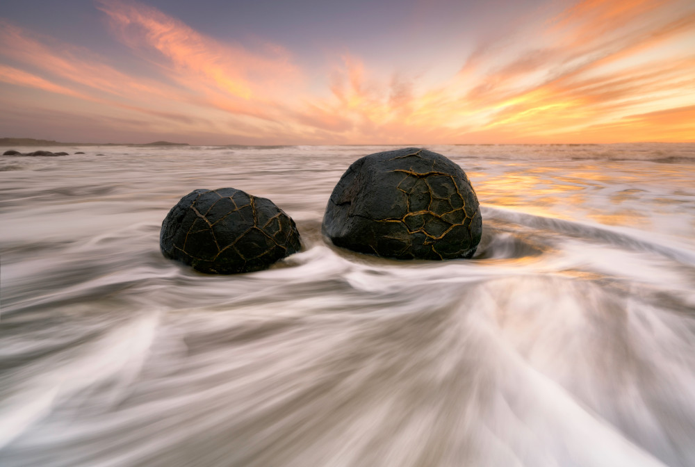 Moeraki Boulders von Jingshu Zhu