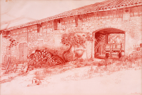 Farmhouse, Provence von Joan  Thewsey