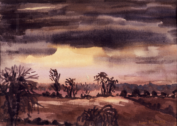 Fields in a Winter Dusk von Joan  Thewsey