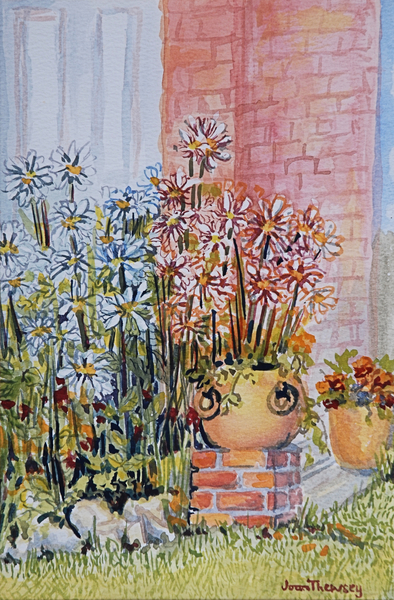 Marguerites in the Cottage Garden von Joan  Thewsey