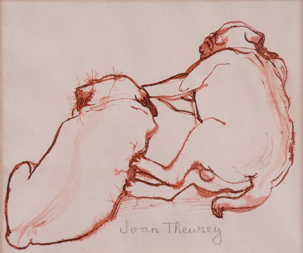 Two Pug Puppies, the brothers von Joan  Thewsey