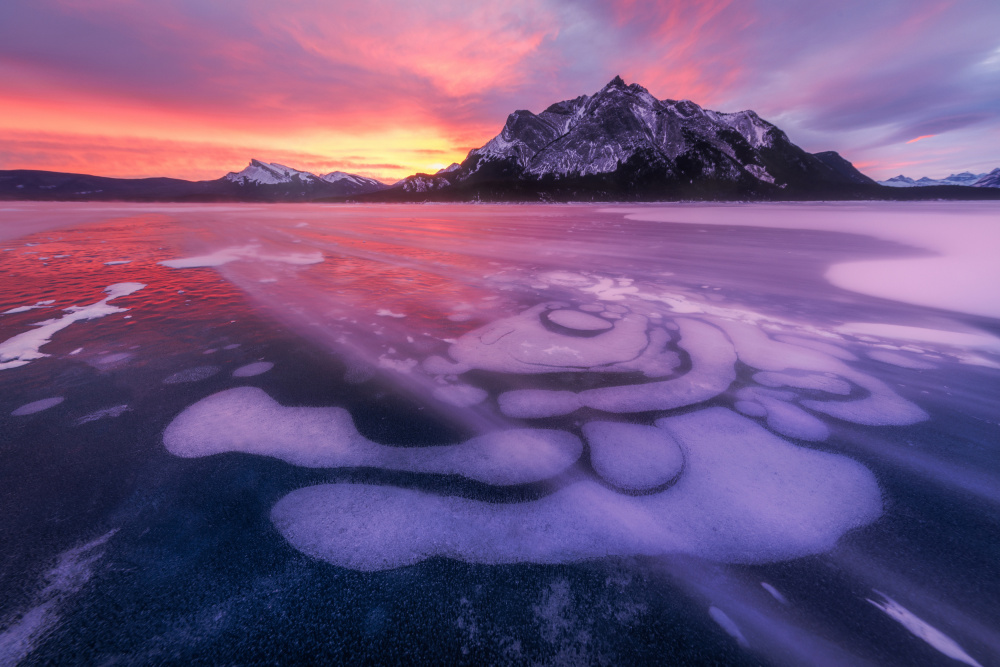 Sunrise at Abraham Lake von Joanna W