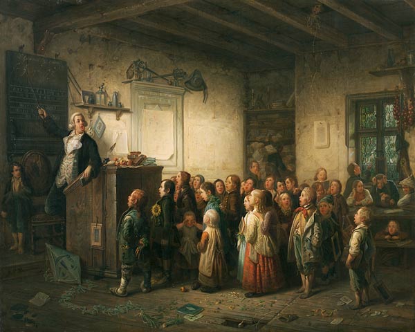 Jobs als Schulmeister von Johann Peter Hasenclever