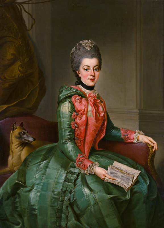 Portrait of Princess Frederika Sophia Wilhelmina von Johann Georg Ziesenis