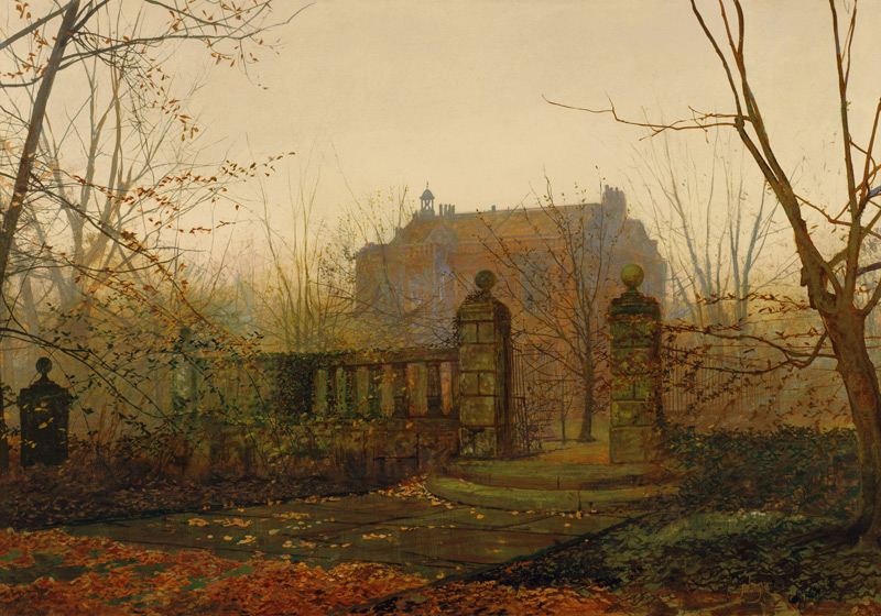 Herbstmorgen von John Atkinson Grimshaw