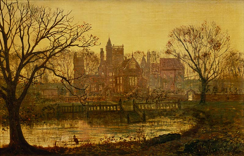 The Moated Grange von John Atkinson Grimshaw