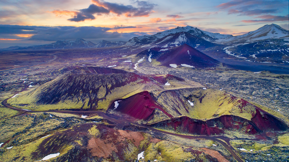 Land of Volcanos von John Fan