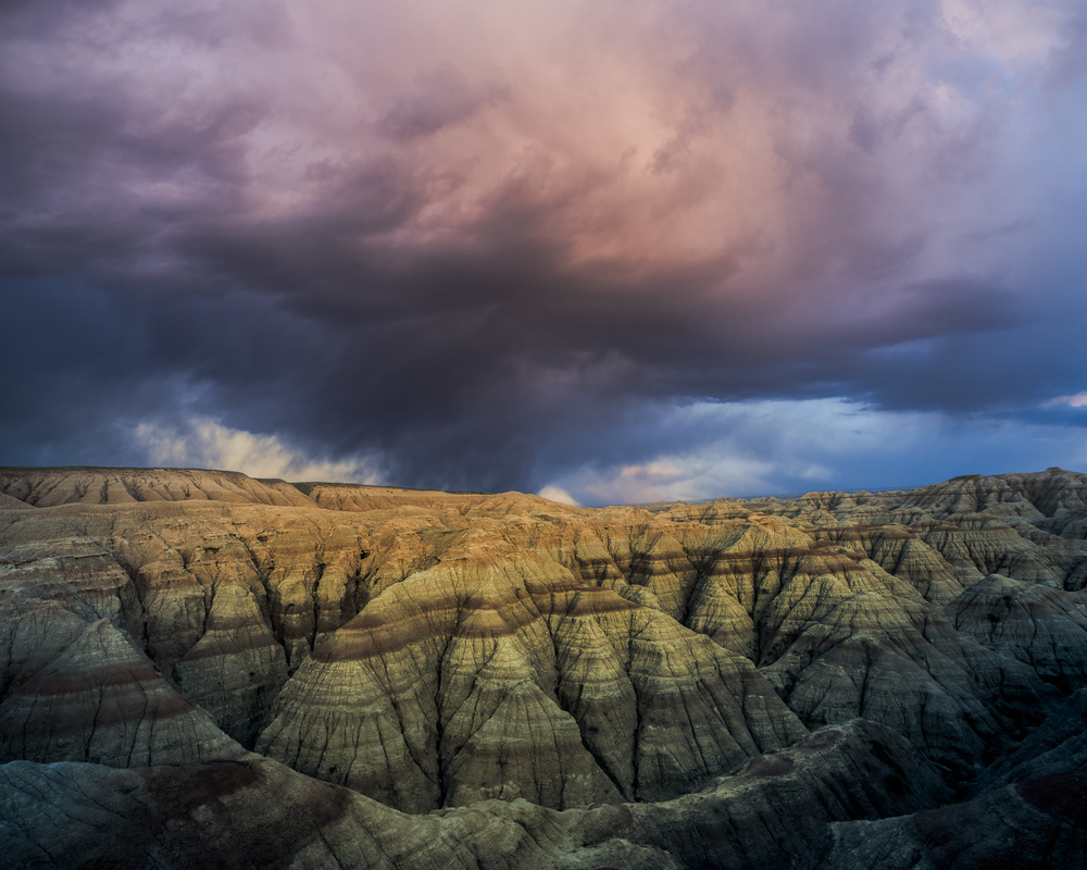 Storm over the Badlands von John Fan