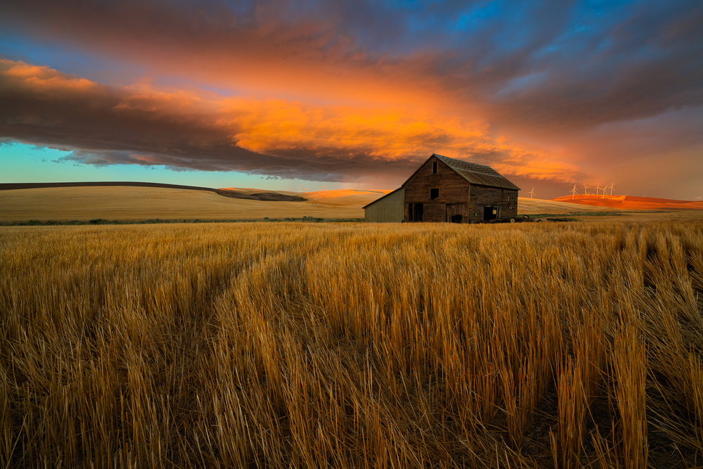 Storm over Palouse von John Fan