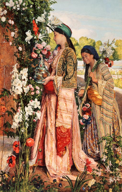 Lilium Auratum von John Frederick Lewis