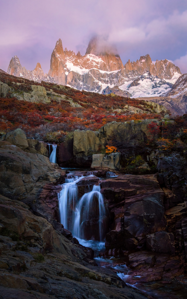 Fitz Roy and her Falls von John J. Chen