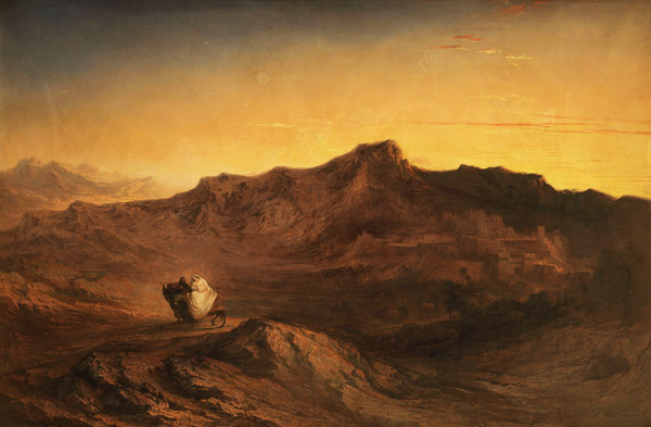 The Flight into Egypt von John Martin