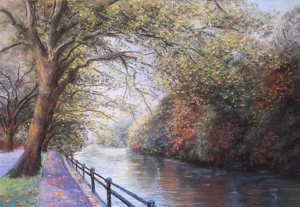 Autumn on river Thames von Margo Starkey