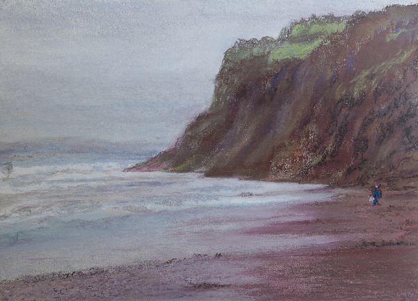 Cliffs at Shaldon S/Devon von Margo Starkey