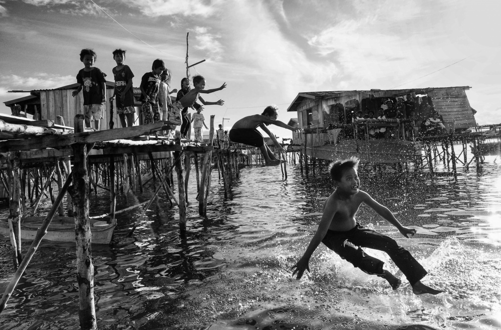 Lifestyles of the sea gipsy kids von John Yuk Kong Chung