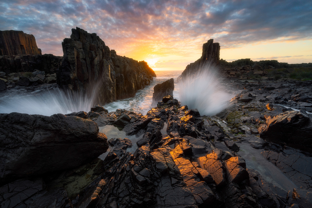 Morning Glow at Bombo Quarry von Johnny James