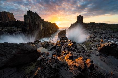 Morning Glow at Bombo Quarry