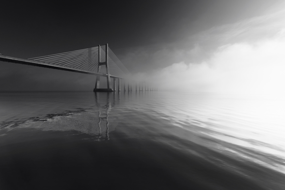 Vasco da Gama bridge, Lisbon von João Custódio