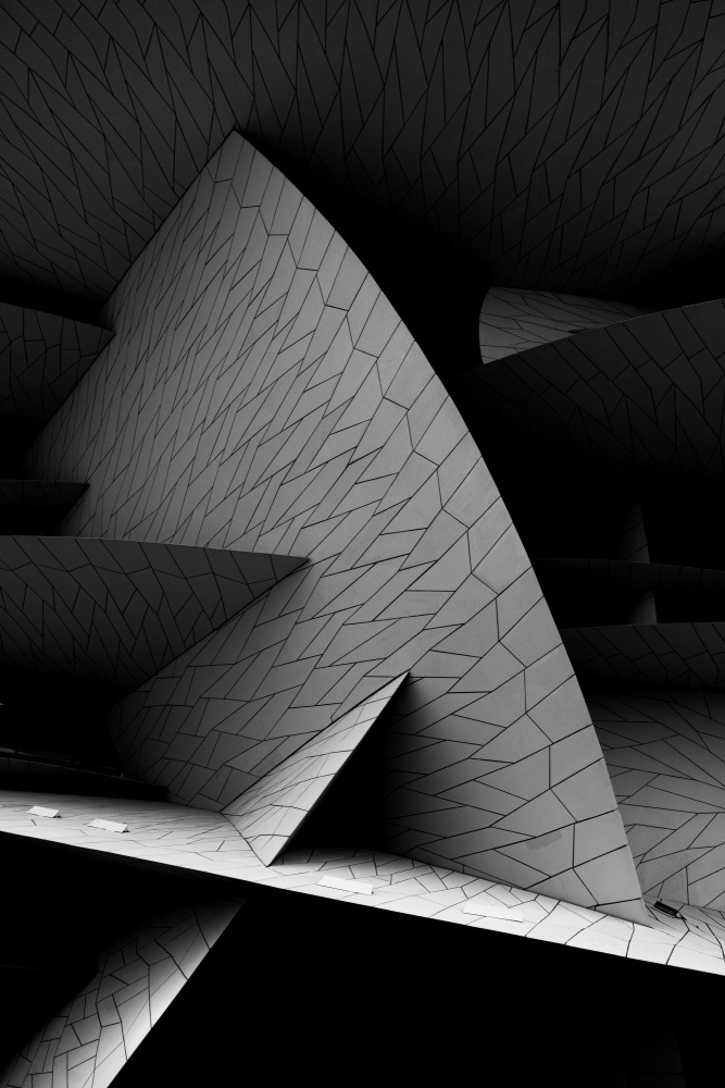 Qatar National Museum Detail von Jorge Grande Sanz