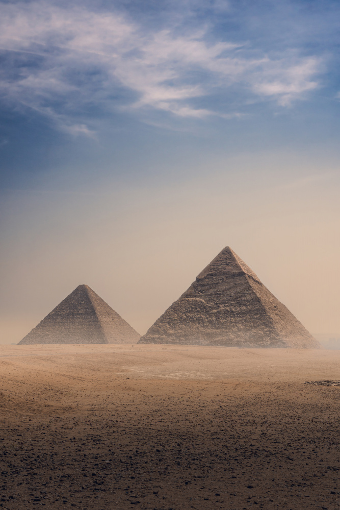 Great Pyramids of Giza, Cairo, Egypt von Jorge Grande Sanz