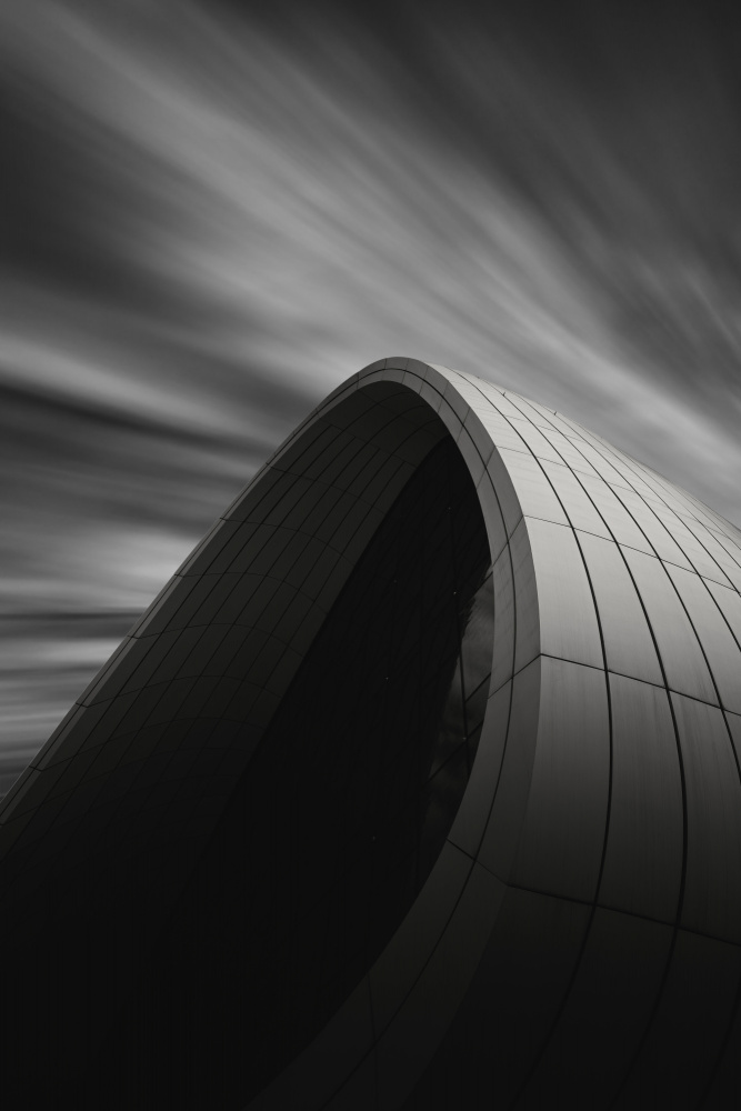 Heydar Aliyev Center Detail, Baku, Azerbaijan von Jorge Grande Sanz