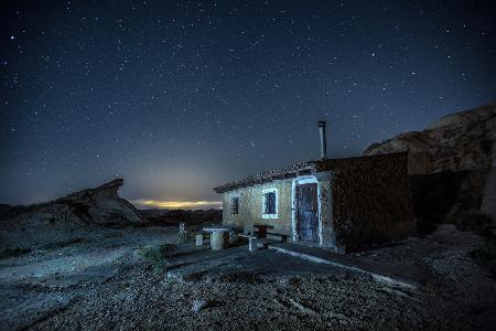 Bardenas Reales - Nightscape I - Tripas Cabin