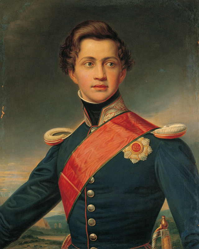 Porträt von König Otto I. von Griechenland von Joseph Karl Stieler