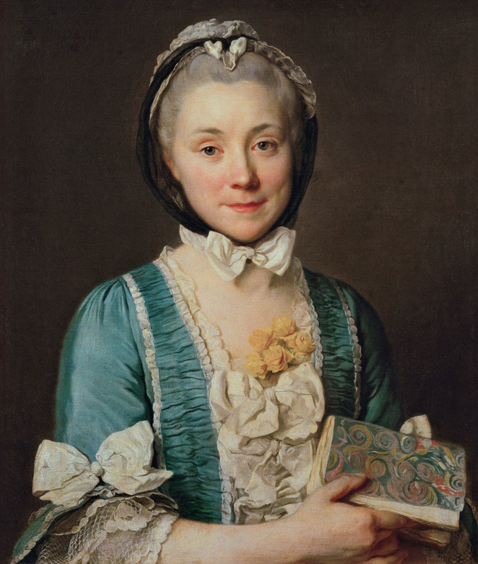 Madame Lenoir, mère d'Alexandre Lenoir, fondateur du Musée des Monuments français von Joseph Siffred Duplessis