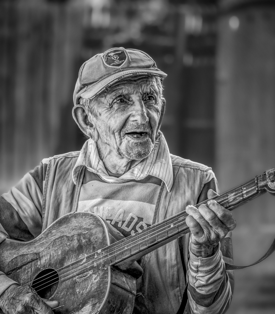 Old guitarist von Joško Šimic