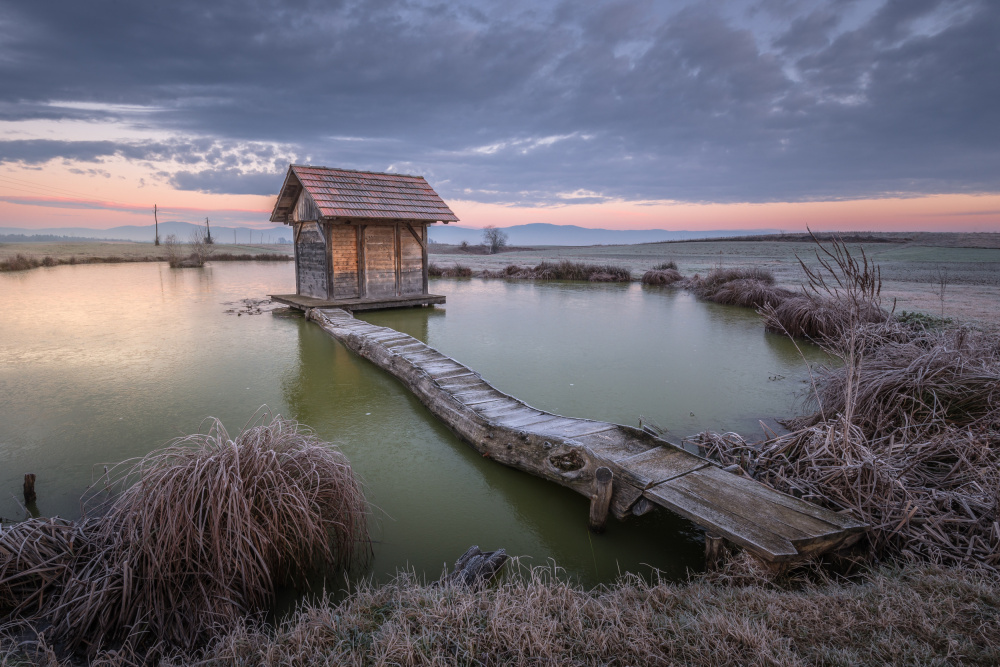 Frozen pond von Joško Šimic