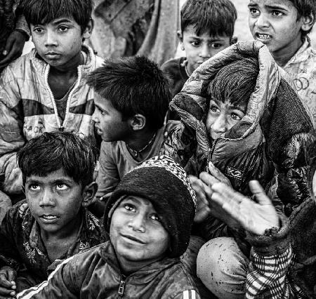 Gypsy camp in Pushkar, India.