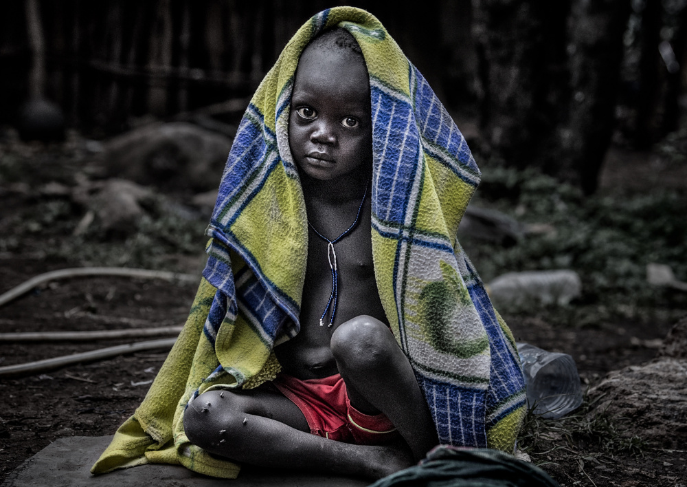 Ethiopian child. von Joxe Inazio Kuesta Garmendia