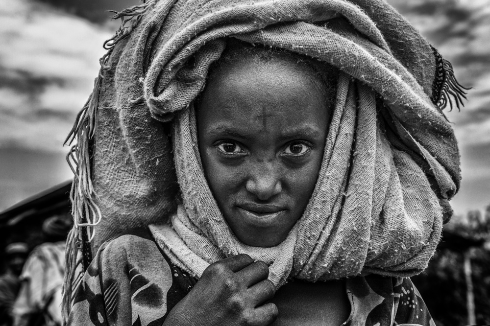 Ethiopian girl. von Joxe Inazio Kuesta Garmendia