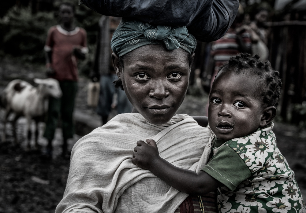 In a market in Ethiopia von Joxe Inazio Kuesta Garmendia