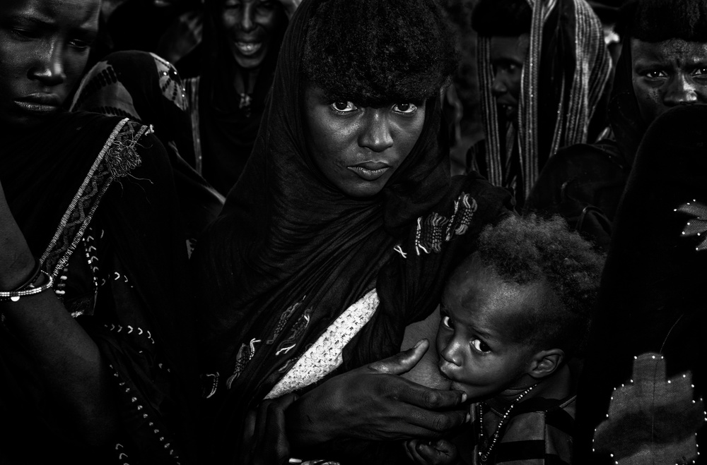 At the gerewol festival-IV - Niger von Joxe Inazio Kuesta Garmendia