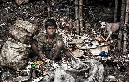 The boy and the dog - Bangladesh