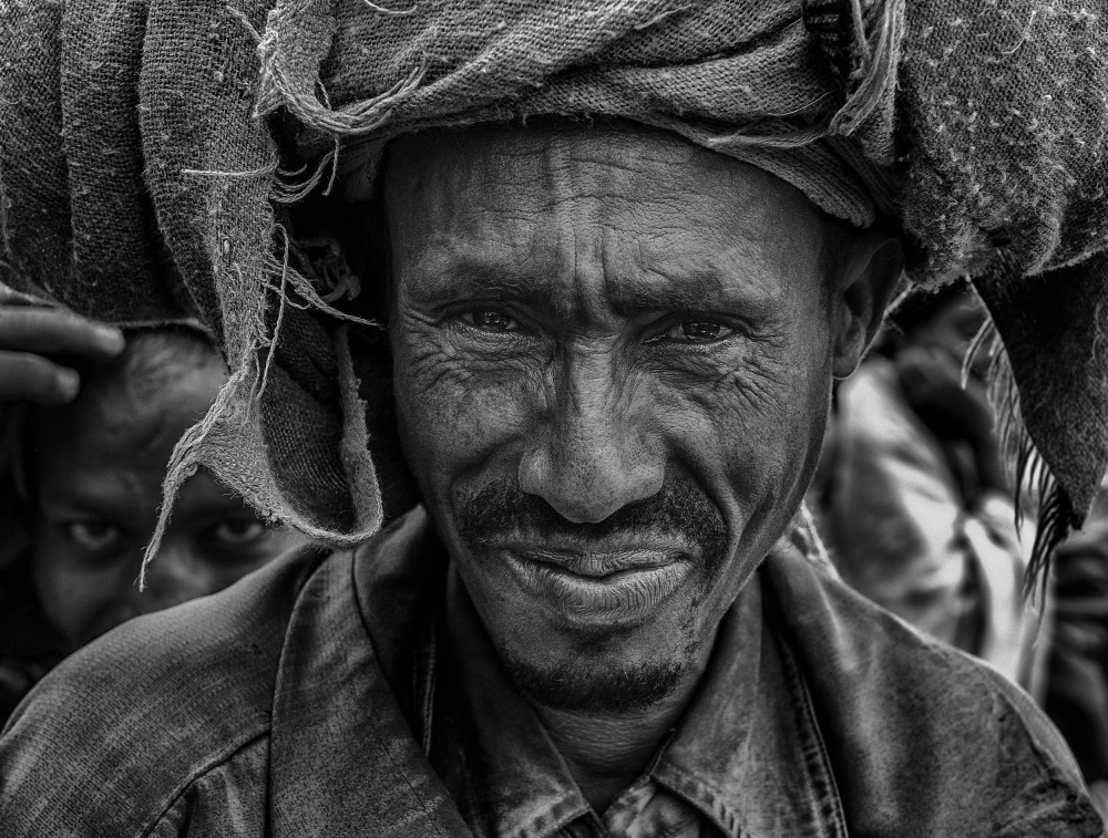 An Ethiopian peasant. von Joxe Inazio Kuesta Garmendia