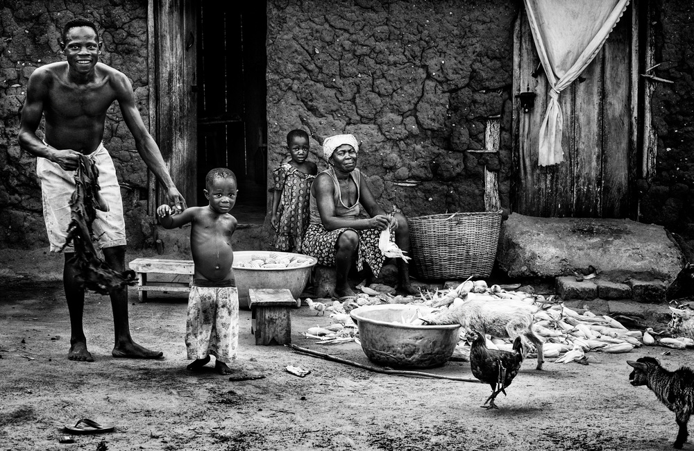 Family life in Benin von Joxe Inazio Kuesta Garmendia