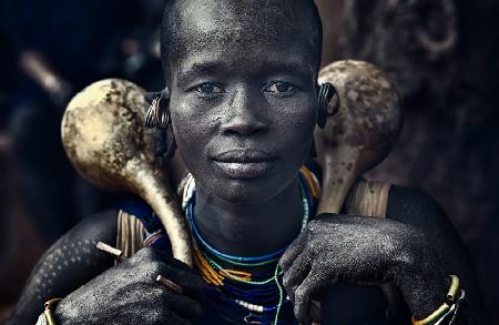 Surma tribe woman - Ethiopia