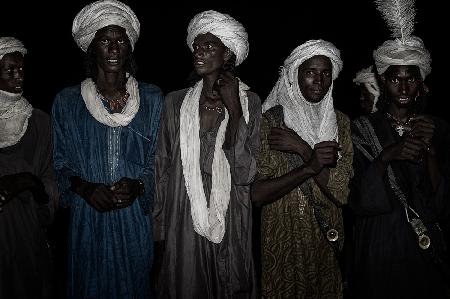 Gerewol festival by night-I - Niger