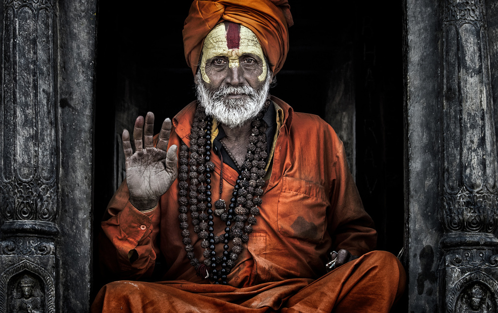 At the pashupatinath temple - Kathmandu von Joxe Inazio Kuesta Garmendia